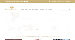 Desktop Screenshot of infinitebeautyusa.com