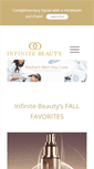 Mobile Screenshot of infinitebeautyusa.com